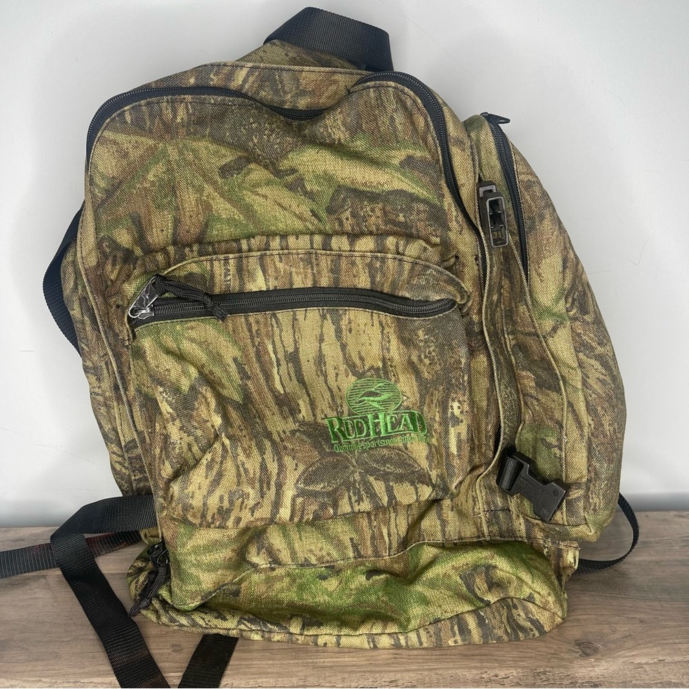 Vintage Red Head camo‎ camouflage backpack